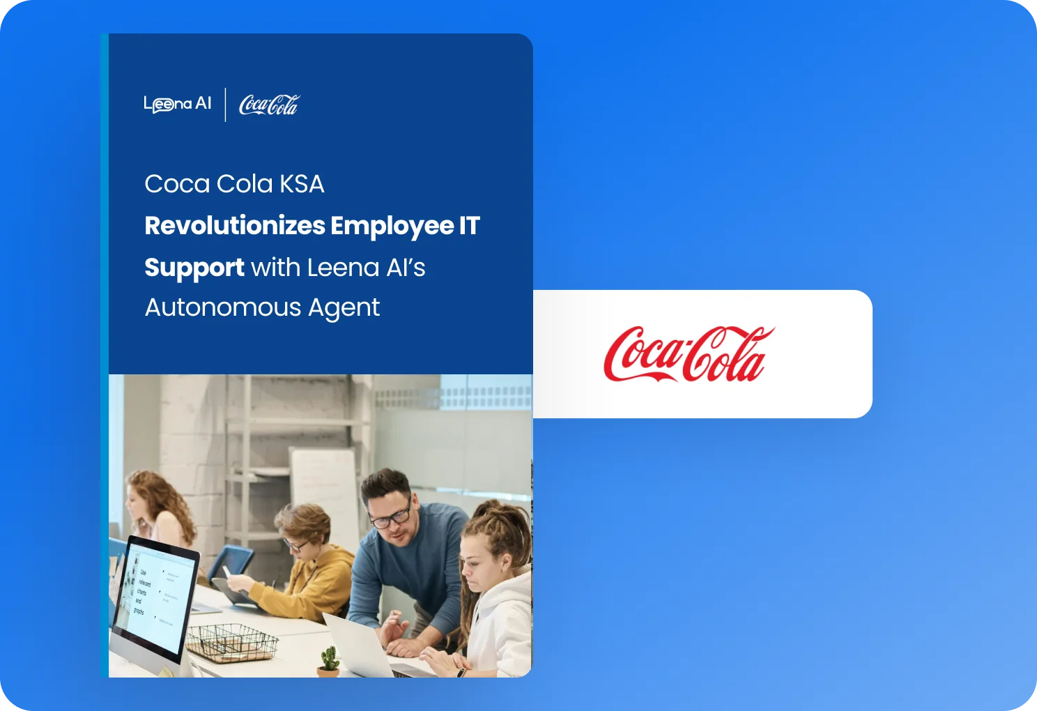 Leena AI customer Coca-Cola